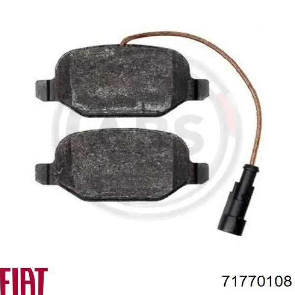 Pastillas traseras de freno Fiat/Alfa/Lancia 71770108 precio, desde 29,54 EUR