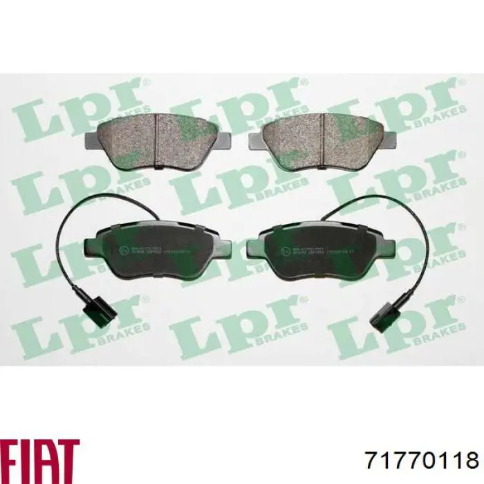 Pastillas freno delanteras Fiat/Alfa/Lancia 71770118 precio, desde 23,93 EUR