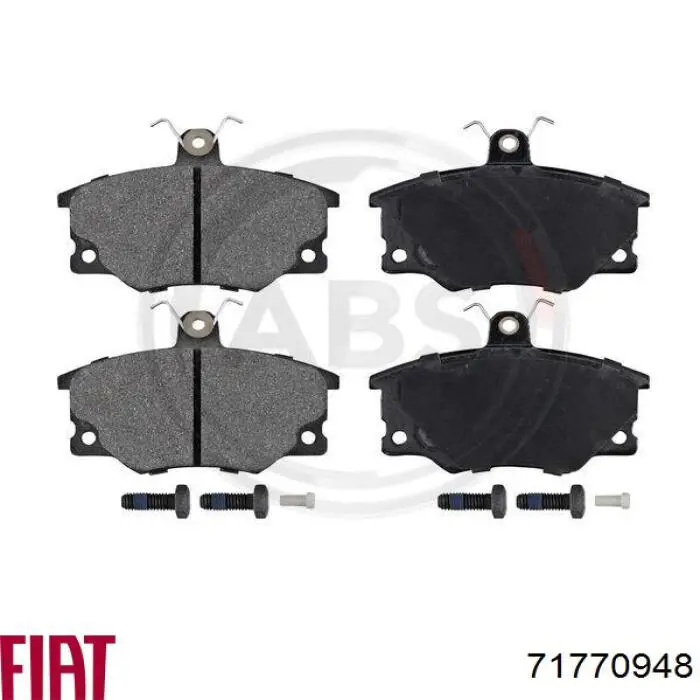 Pastillas de freno delanteras Fiat Tipo 160