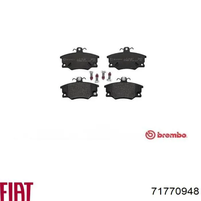 Pastillas de freno delanteras Fiat Tipo 160