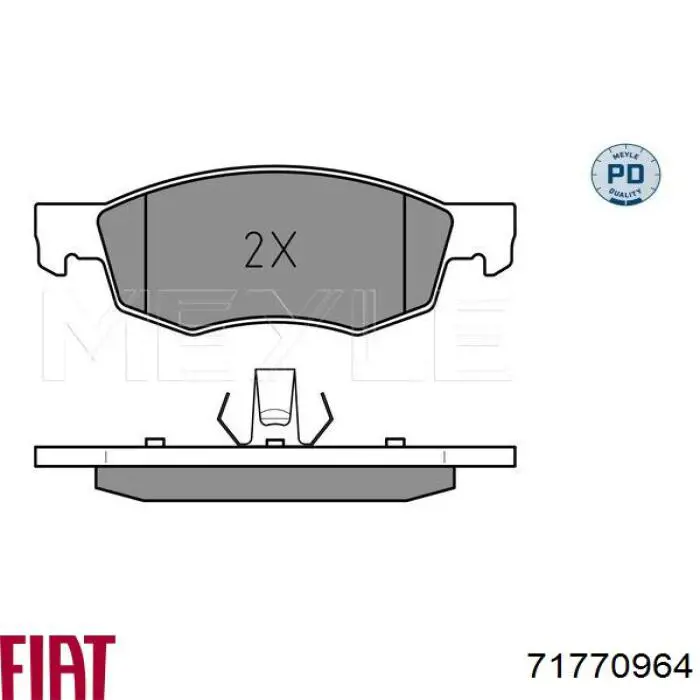 Comprar 71770964 Fiat/Alfa/Lancia Pastillas delanteras de freno