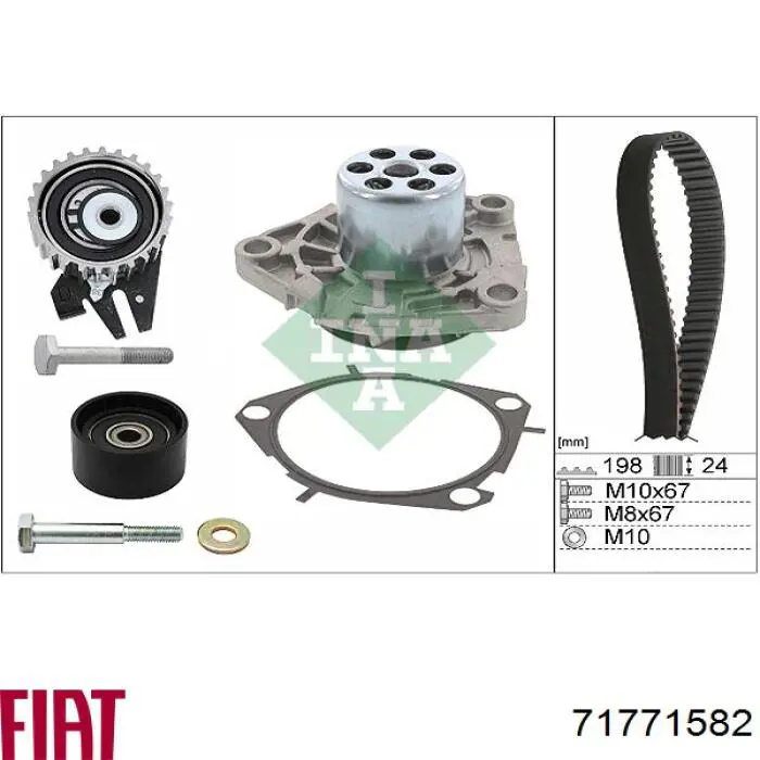 71771582 Fiat/Alfa/Lancia kit de distribución