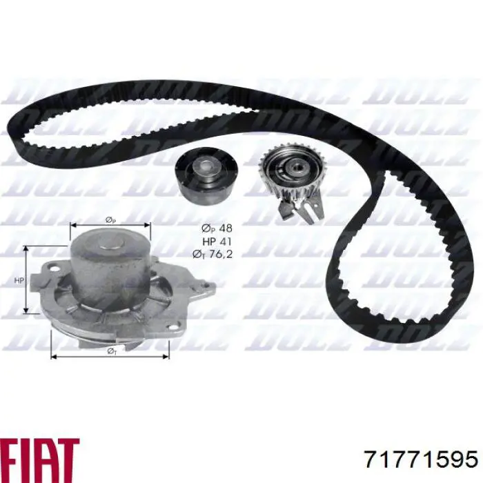 Juego de correas dentadas Fiat/Alfa/Lancia 71771595 precio, desde 127,41 EUR