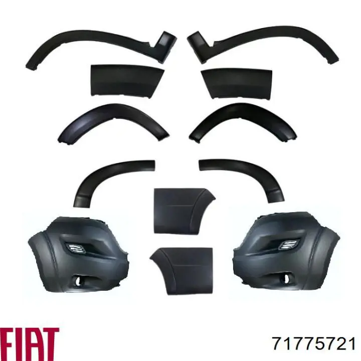 Comprar FT91006G Fast Parachoques delantero, parte derecha
