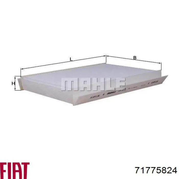 Filtro de cabina Fiat/Alfa/Lancia 71775824 precio, desde 10,99 EUR