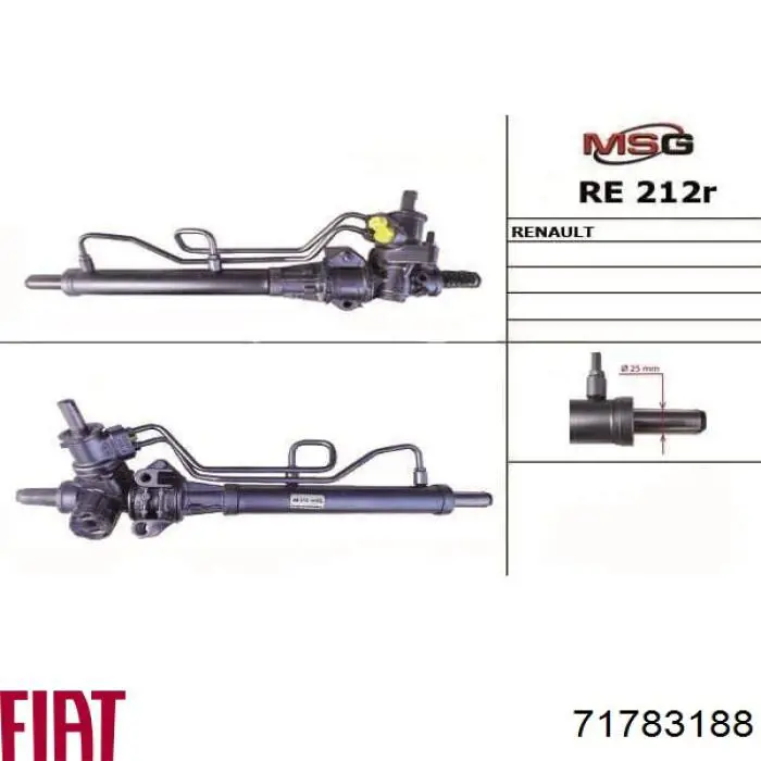Comprar 71783188 Fiat/Alfa/Lancia Cremallera