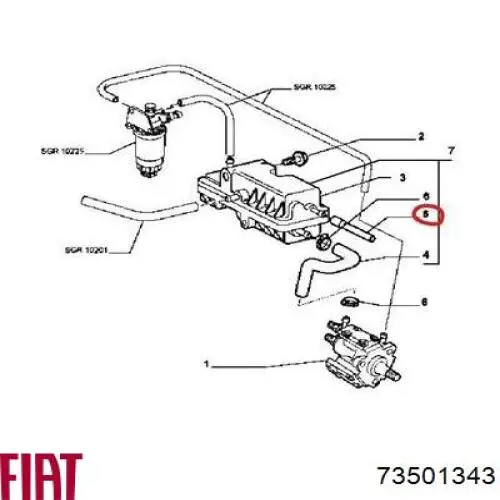 Turbocompresor 73501343 Fiat/Alfa/Lancia