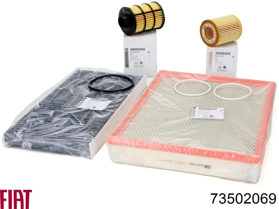 El filtro de aire Fiat/Alfa/Lancia 73502069 precio, desde 9,80 EUR