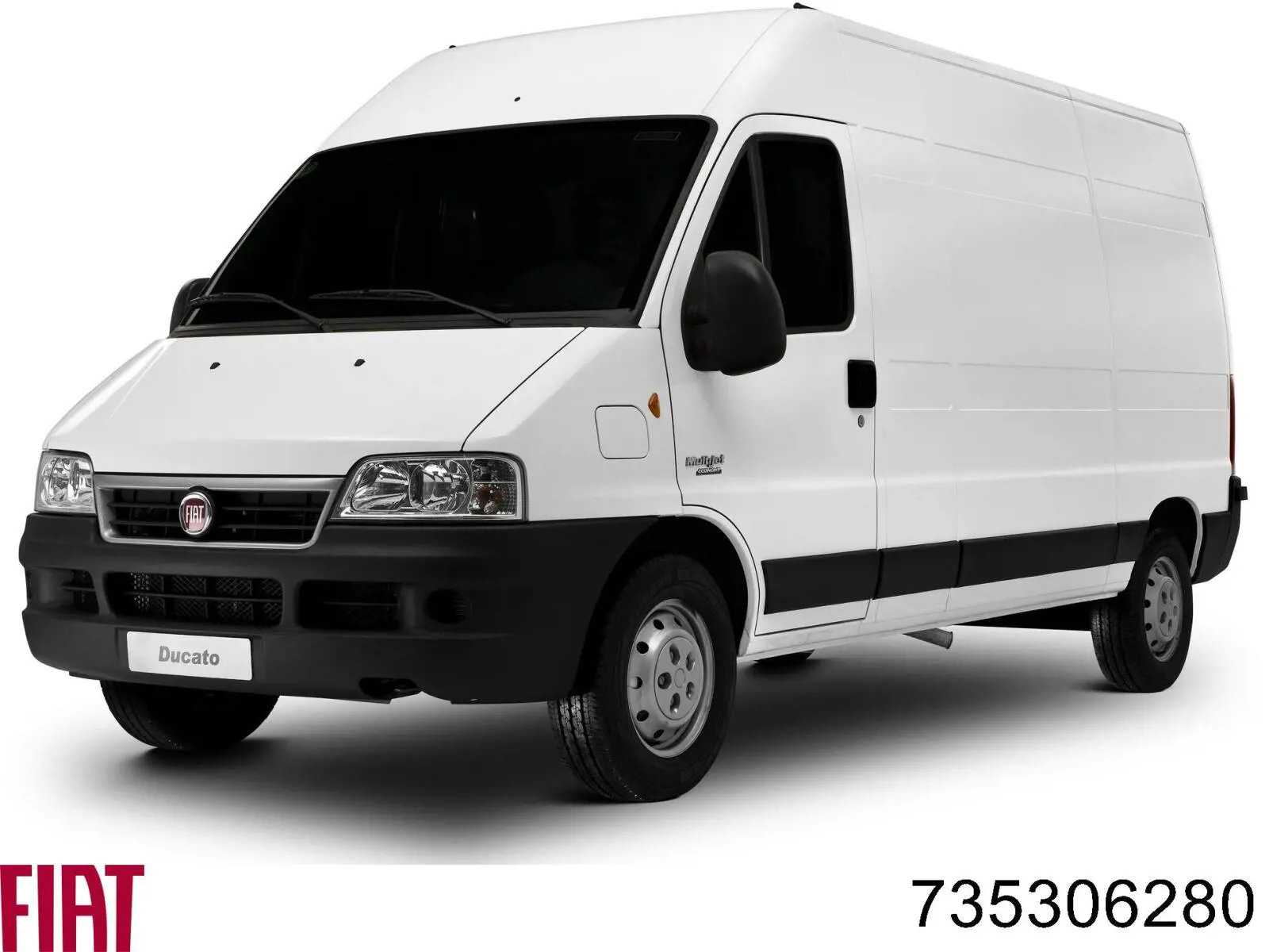 Protector puerta trasera izquierda para Fiat Ducato (244, Z)