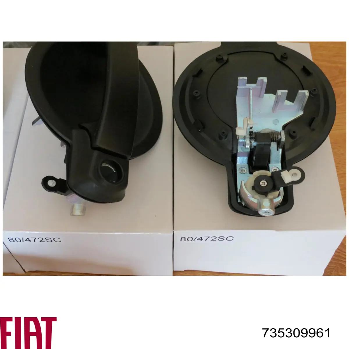 735309961 Fiat/Alfa/Lancia manecilla de puerta corrediza exterior derecha