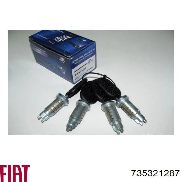 Cilindro de cerradura de la puerta delantera derecha 735321287 Fiat/Alfa/Lancia
