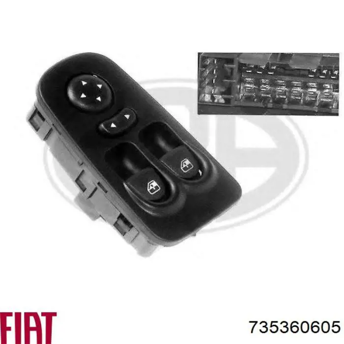 Unidad de control de elevalunas delantera izquierda Fiat/Alfa/Lancia 735360605 precio, desde 60,61 EUR
