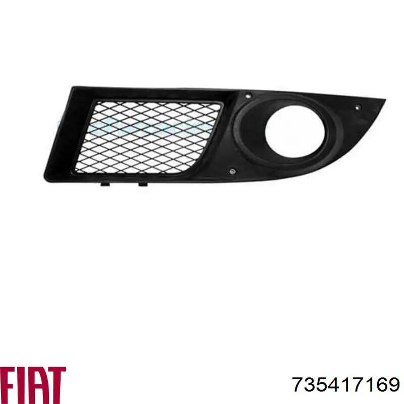 Comprar 735417169 Fiat/Alfa/Lancia Tapa de rejilla de faro antiniebla delantero derecho
