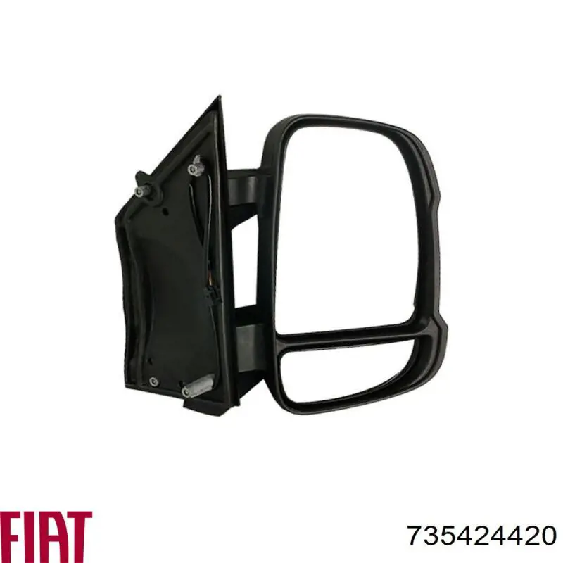Espejo de retrovisor izquierdo 735424420 Fiat/Alfa/Lancia