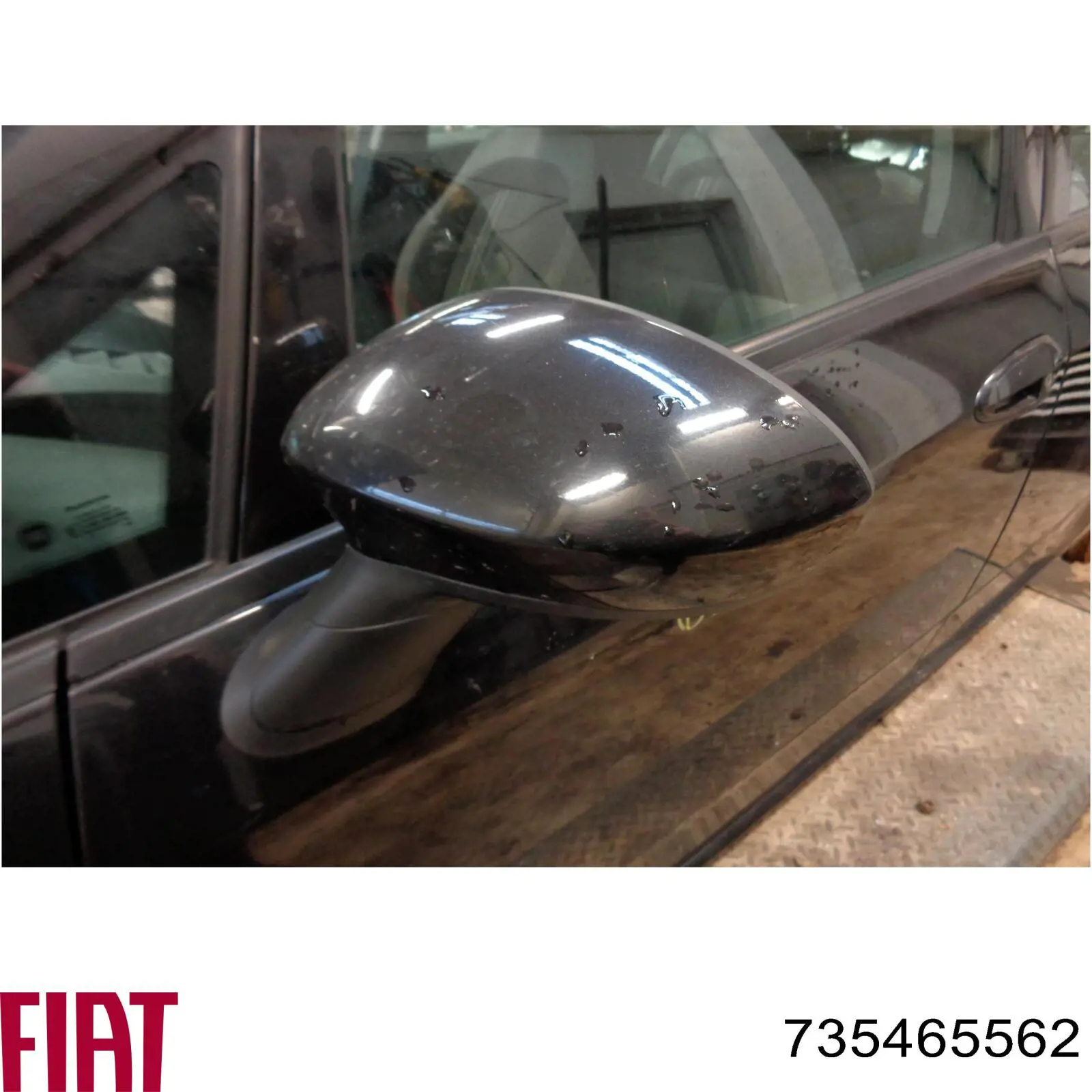 Espejo de retrovisor izquierdo 735465562 Fiat/Alfa/Lancia