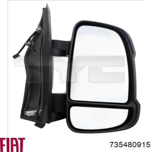 735480915 Fiat/Alfa/Lancia espejo retrovisor derecho