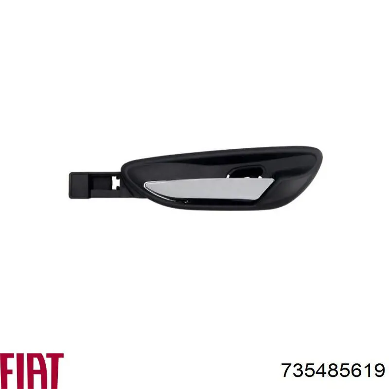 Comprar 735485619 Fiat/Alfa/Lancia Manija exterior derecha de puerta delantera