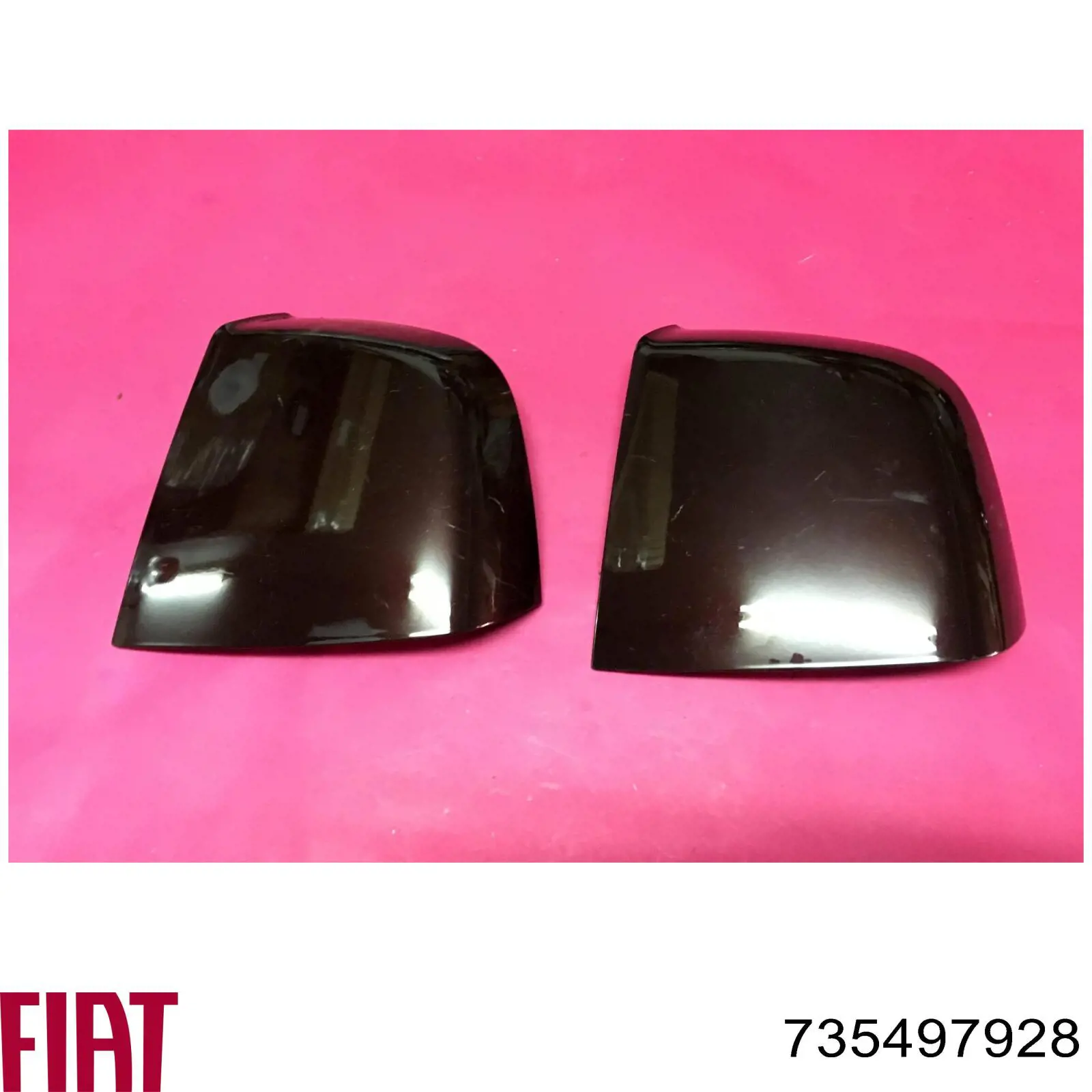 735497928 Fiat/Alfa/Lancia cubierta de espejo retrovisor izquierdo