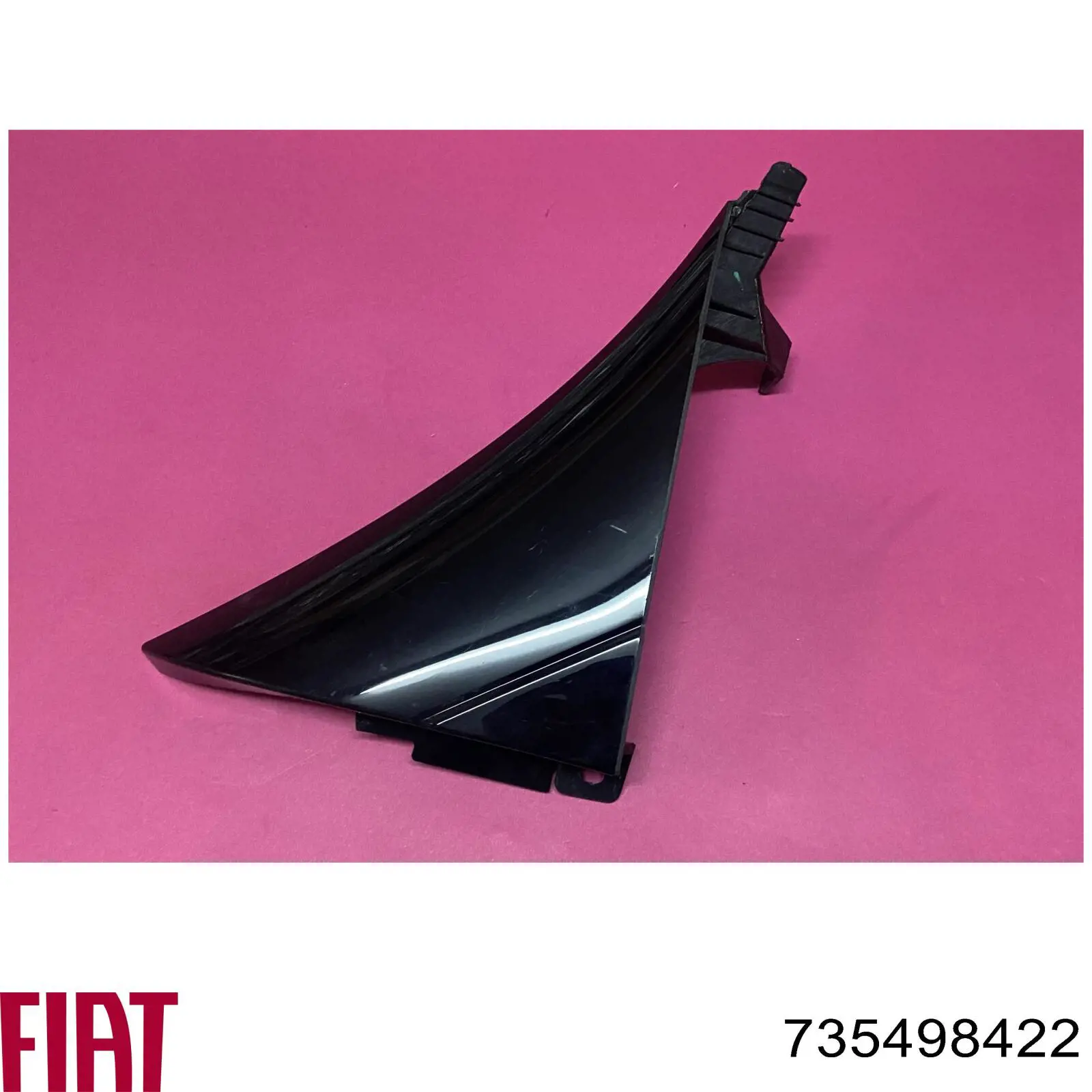 735498422 Fiat/Alfa/Lancia Moldura de la puerta delantera derecha