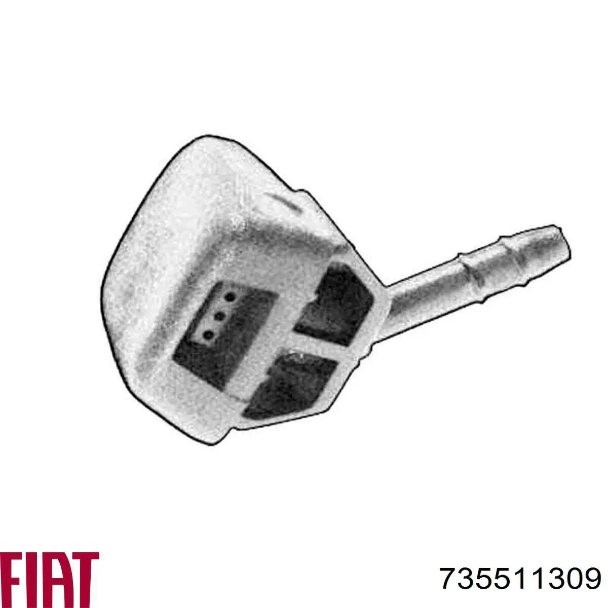 735511309 Fiat/Alfa/Lancia Boquilla del lavaparabrisas