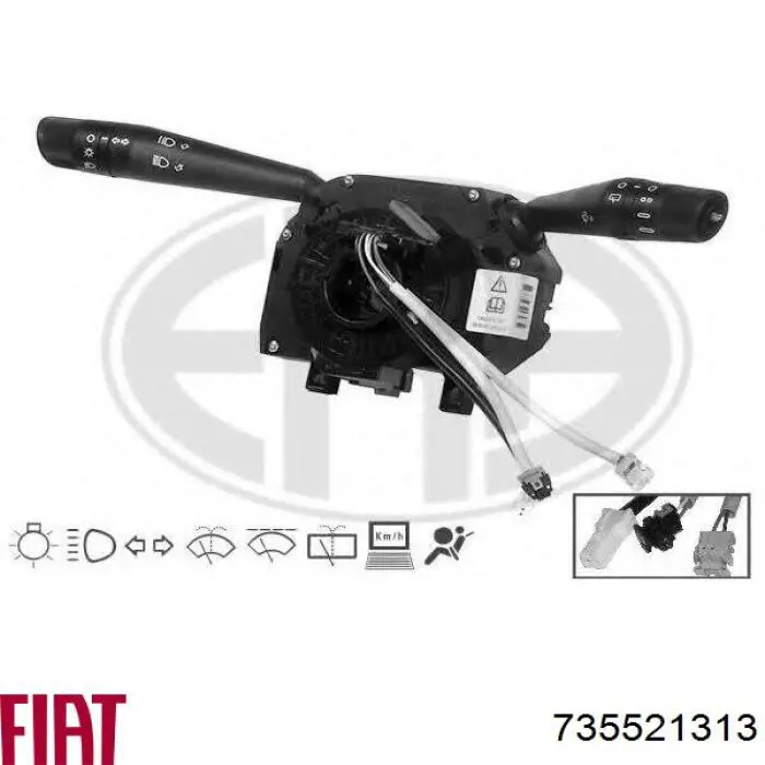 735521313 Fiat/Alfa/Lancia Mando bajo volante