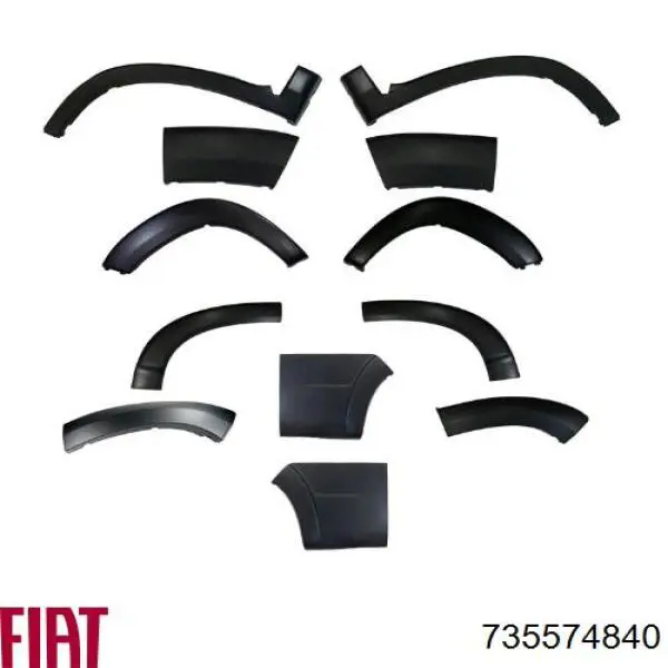 Extensión de aleta delantera izquierda Peugeot/Citroen 8544N0 precio, desde 29,28 EUR