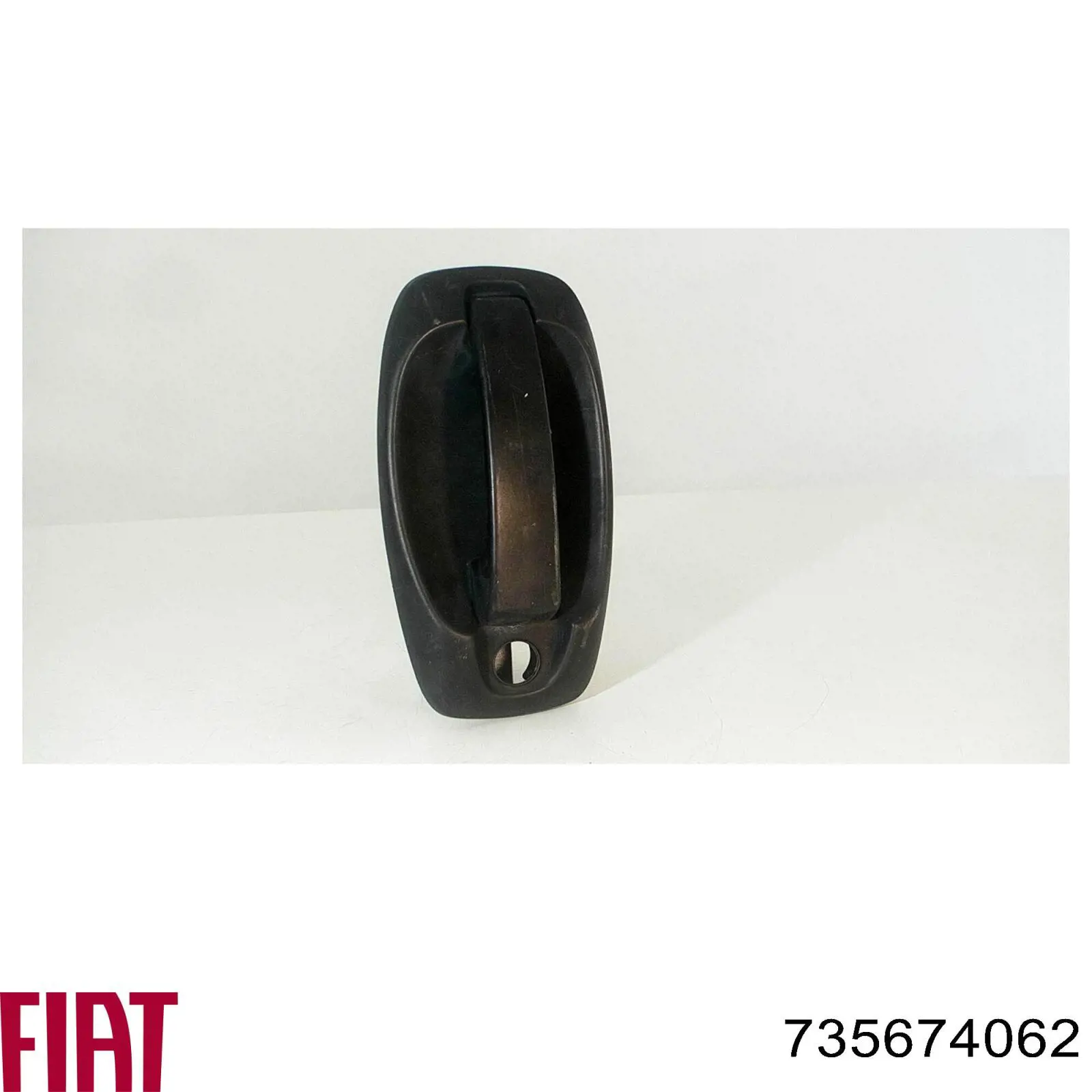 735674062 Fiat/Alfa/Lancia Manija exterior izquierda de puerta trasera de doble hoja