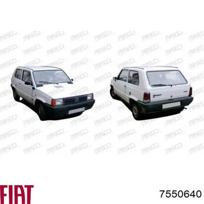 7550640 Fiat/Alfa/Lancia faro derecho
