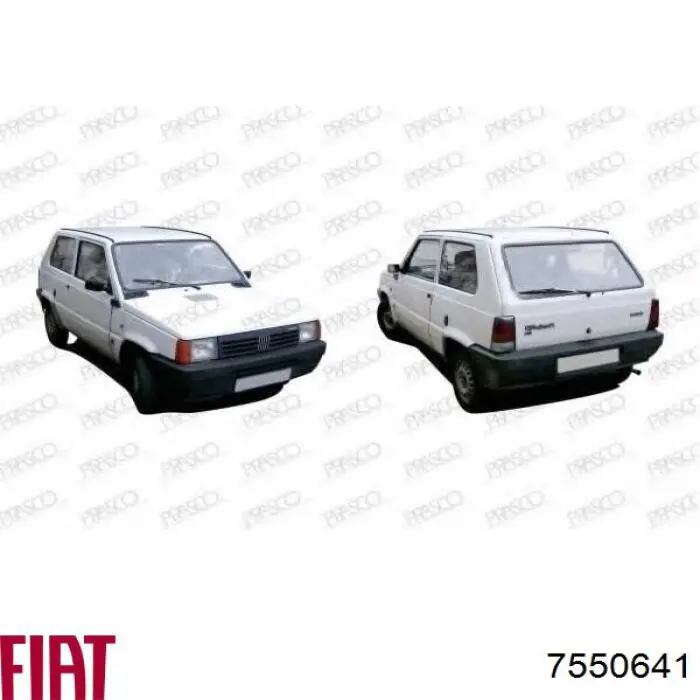 7550641 Fiat/Alfa/Lancia faro izquierdo