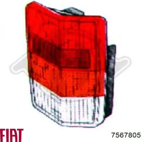 Piloto posterior izquierdo para Fiat Ducato (280)
