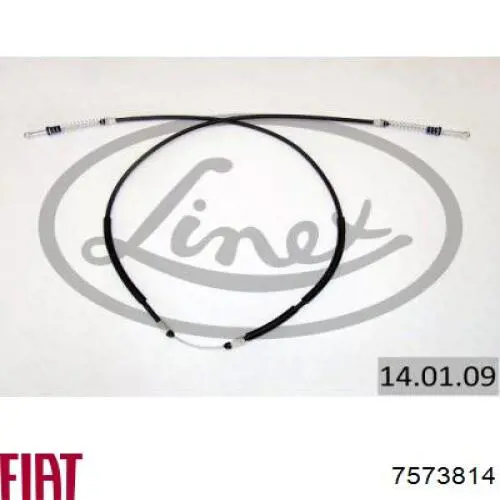 Cable de freno de mano trasero derecho/izquierdo Fiat/Alfa/Lancia 7573814 precio, desde 20,07 EUR