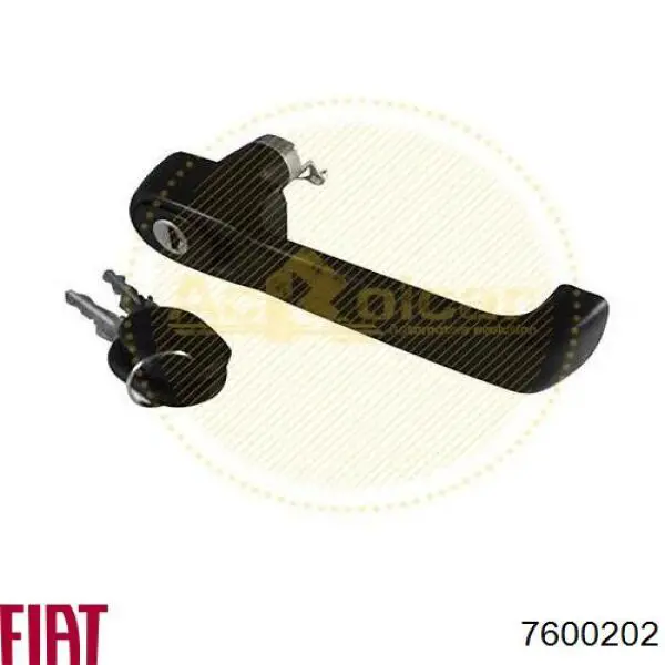 7600202 Fiat/Alfa/Lancia Manija exterior izquierda de puerta delantera