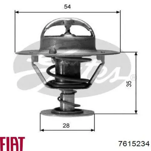 7615234 Fiat/Alfa/Lancia termostato