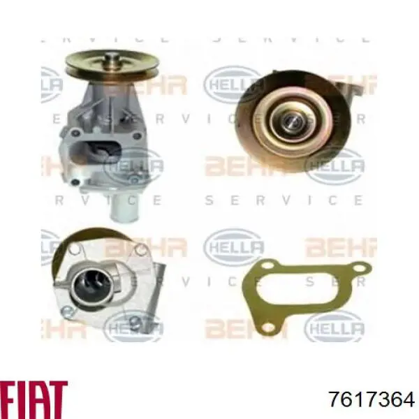 Bombeadora de agua Fiat/Alfa/Lancia 7617364 precio, desde 52,50 EUR