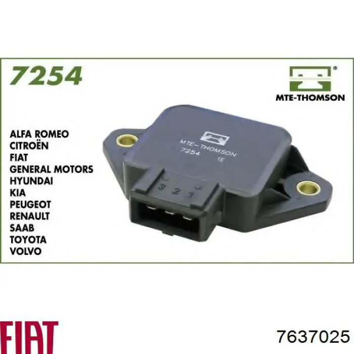 Sensor TPS 0060549359 Fiat/Alfa/Lancia