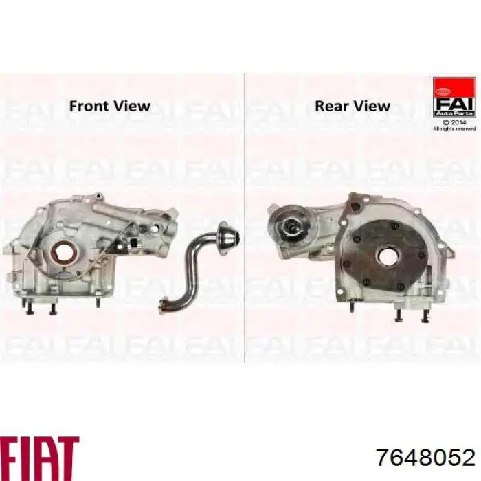 7648052 Fiat/Alfa/Lancia Bomba de aceite