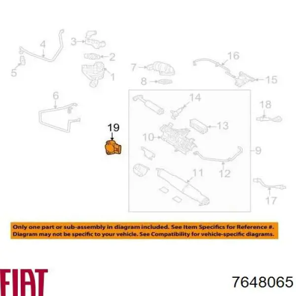 7648065 Fiat/Alfa/Lancia sensor de flujo de aire/medidor de flujo (flujo de aire masibo)