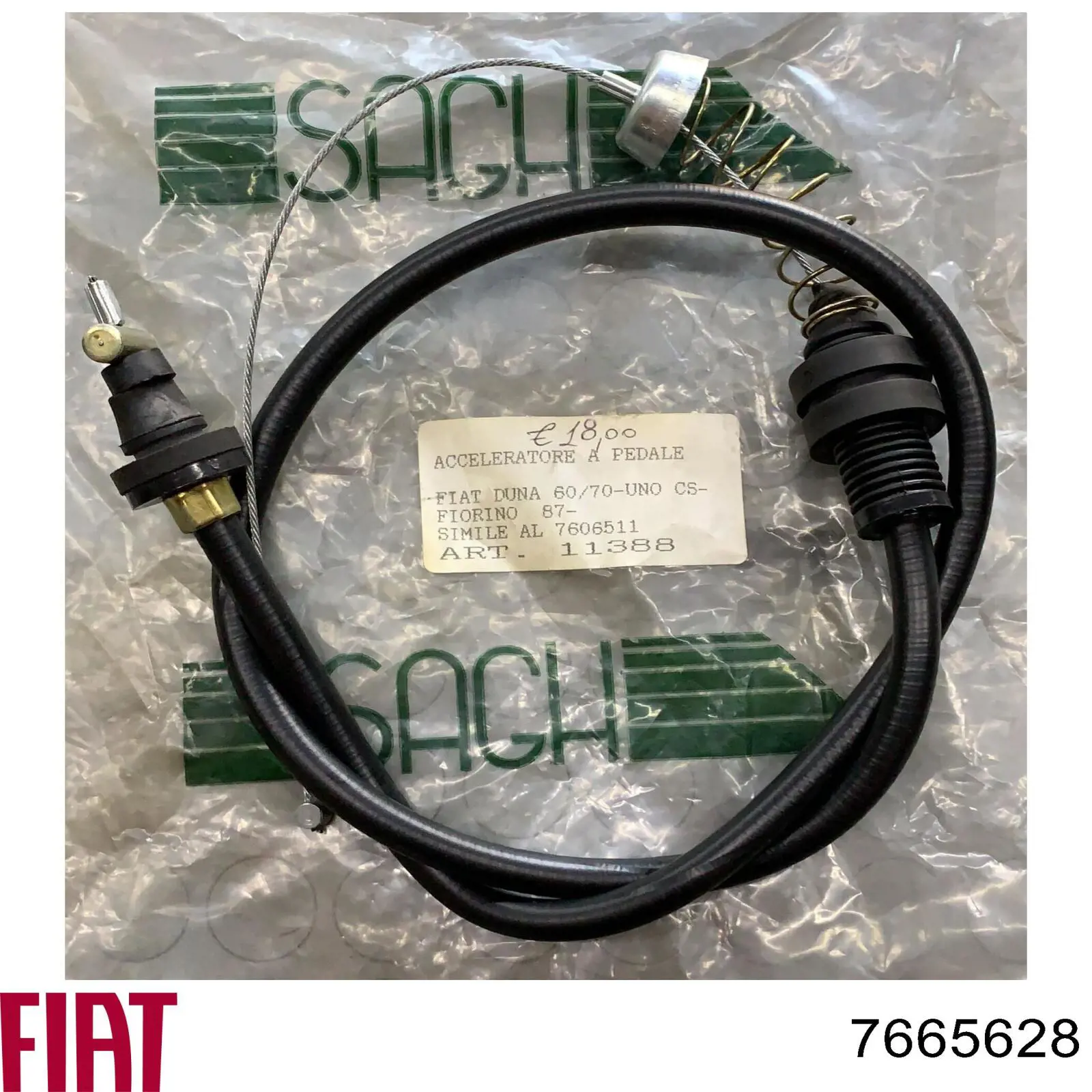 7606511 Fiat/Alfa/Lancia silga de acelerador