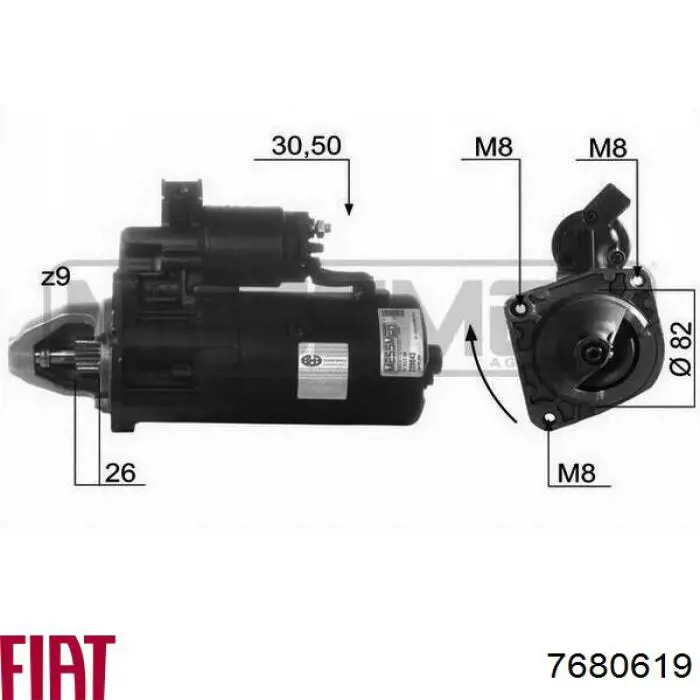 7680619 Fiat/Alfa/Lancia motor de arranque