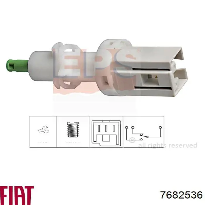 Interruptor de luz de freno Fiat/Alfa/Lancia 7682536 precio, desde 8,25 EUR