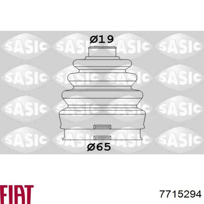 Fuelle, árbol de transmisión delantero interior Fiat Stilo 192