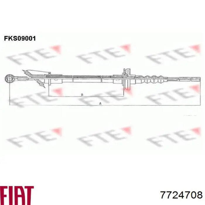 Comprar 7724708 Fiat/Alfa/Lancia Cable de embrague