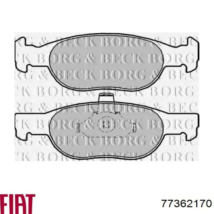 Comprar 77362170 Fiat/Alfa/Lancia Pastillas delanteras de freno