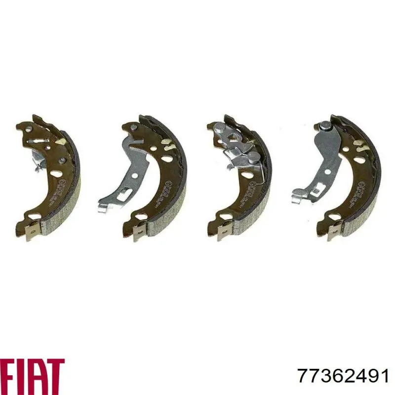 Kit de frenos de tambor, con cilindros, completo BSK206800 Open Parts