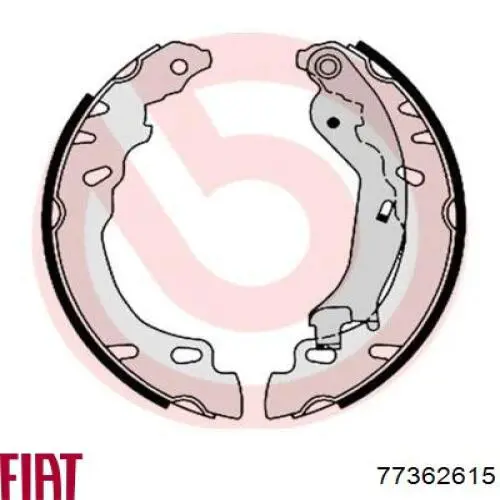 Zapatas de freno de tambor traseras Fiat/Alfa/Lancia 77362615 precio, desde 27,20 EUR