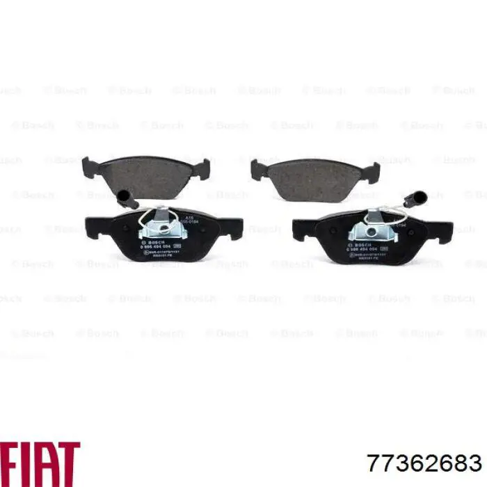 Pastillas de freno delanteras Alfa Romeo 156 932