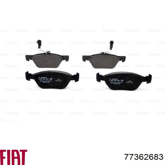 Pastillas de freno delanteras Alfa Romeo 156 932