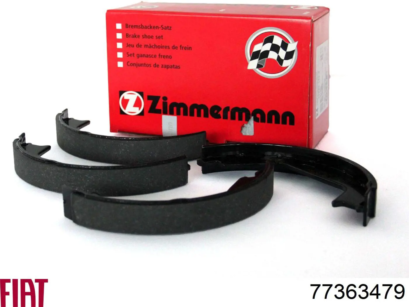 Juego de zapatas de frenos, freno de estacionamiento Fiat Ducato 2 230