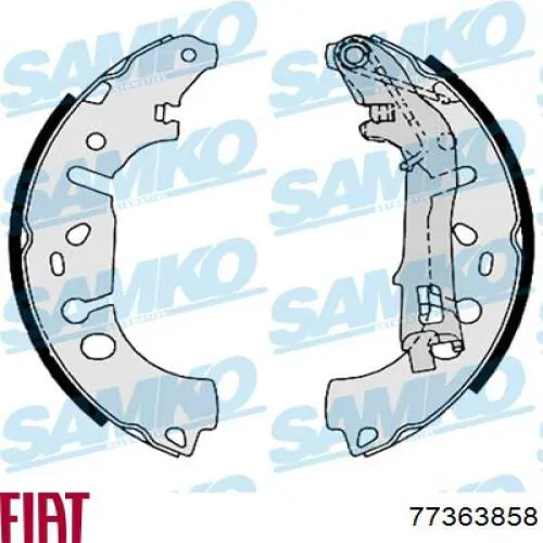 Comprar 77363858 Fiat/Alfa/Lancia Zapatas de freno