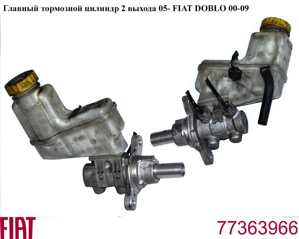 Depósito de líquido de frenos, cilindro de freno principal para Fiat Doblo (223)